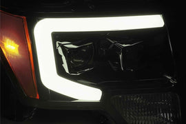 AlphaRex Luxx-Series LED Heads: Ford F150 (09-14) - Matte Black (Set)