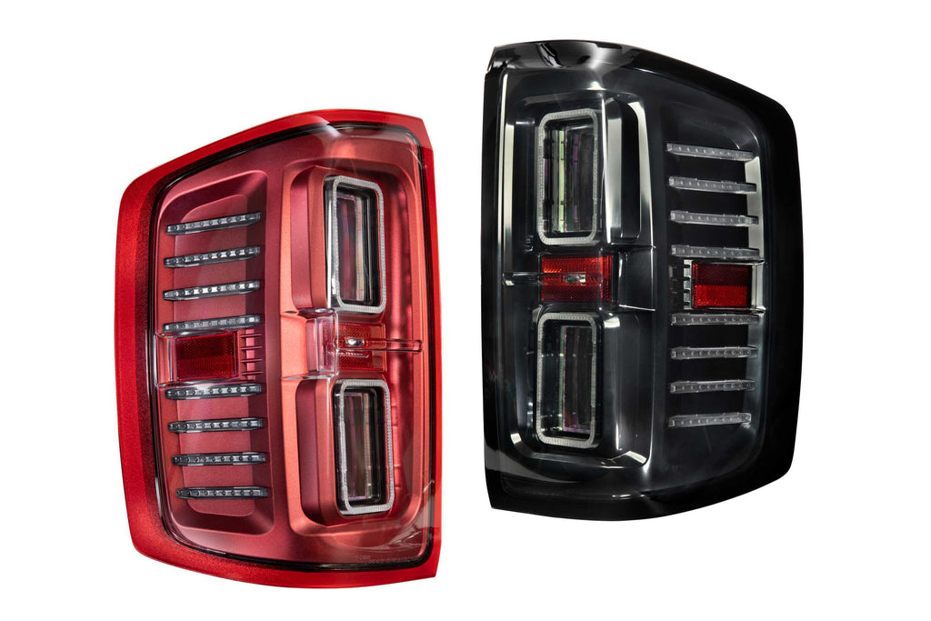 XB LED Tails: Chevrolet Silverado (14-18) (Pair / Smoked)