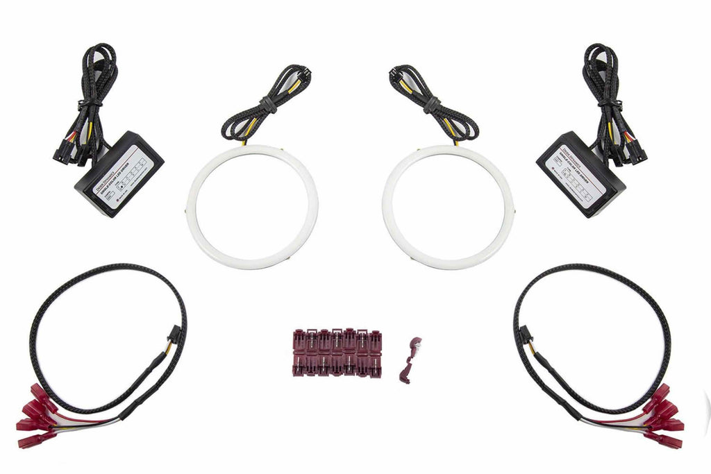 DD HD LED Halos: Set (60mm / White-Amber Switchback)