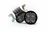 Baja Designs LED Fog Light System: Jeep JK (07-18) (White / Squadron R Pro)