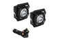 Vision X LED Fog Light System: Ford Ranger (19+) (2x Square Multi-LED Mini Cannon Pods)