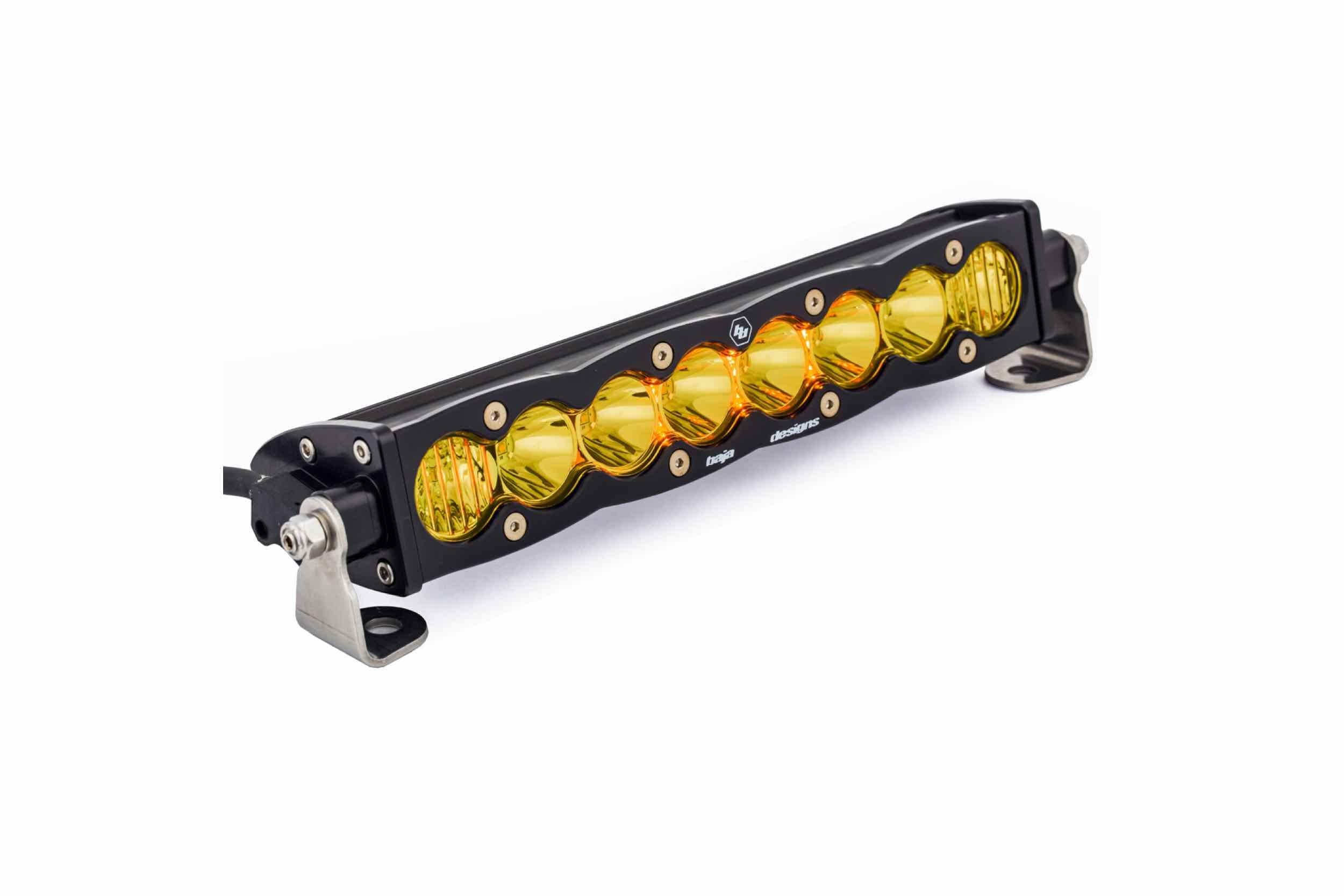 10in S8 Series LED Light Bar: (White / Work/Scene Beam)