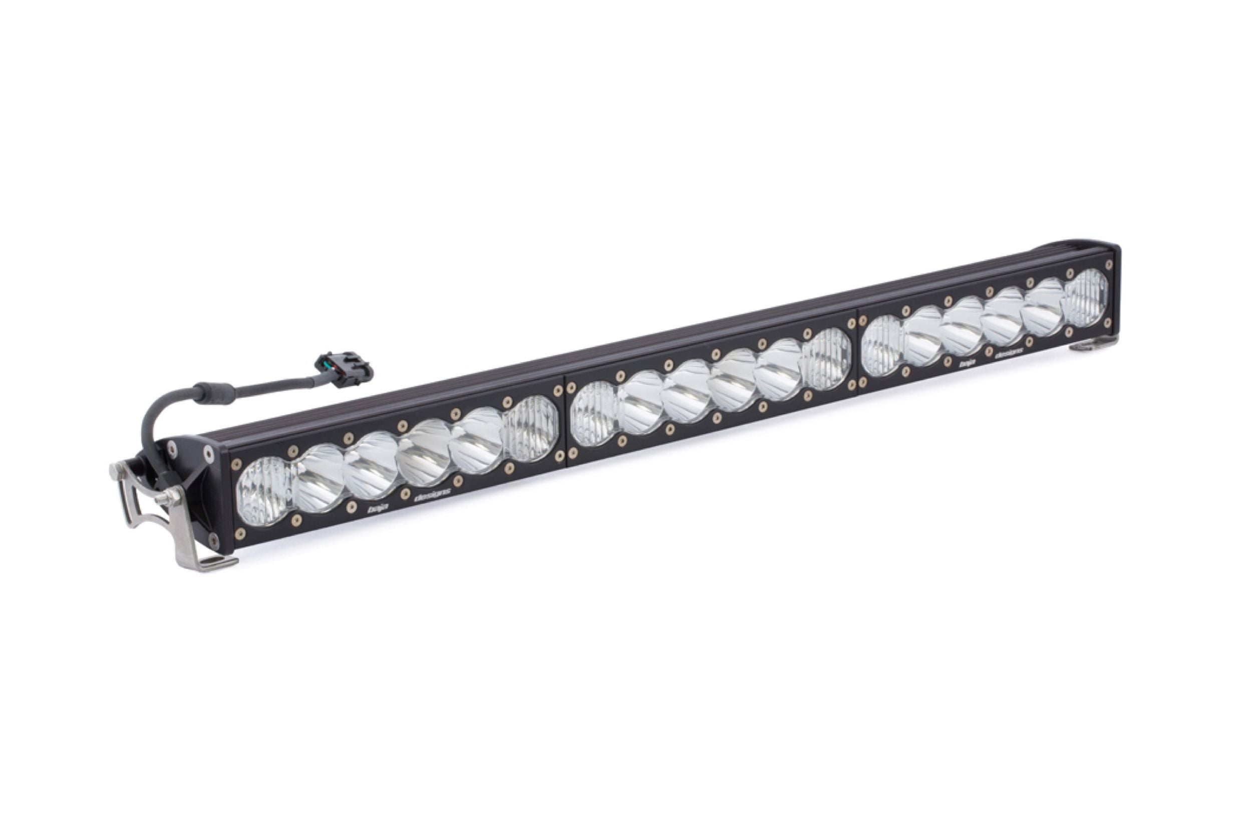 30in OnX6 LED Light Bar: (White / Wide+Driving Combo Beam / Arc Series - Racer Edition)