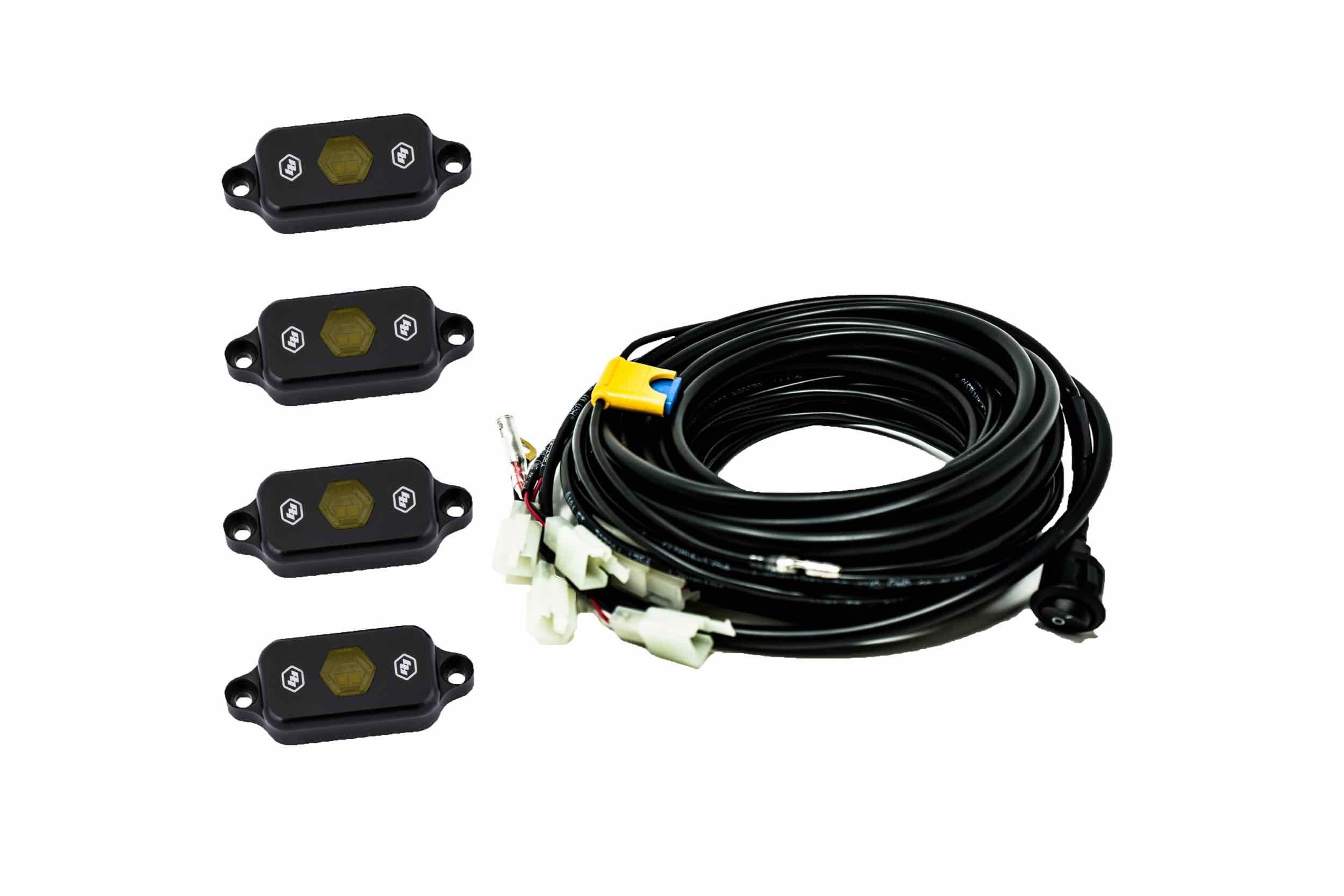 LED Rock Light System: BD (4 pcs / Amber)