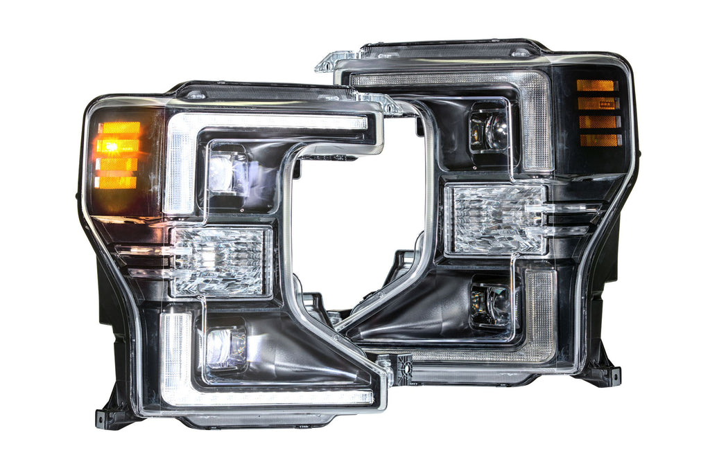 XB Hybrid LED Heads: Ford Super Duty (2020+) (Pair / Smoked)