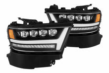 Load image into Gallery viewer, AlphaRex Nova-Series LED Heads: Dodge Ram 1500 (19+) (Halogen Type) - Matte Black (Set)