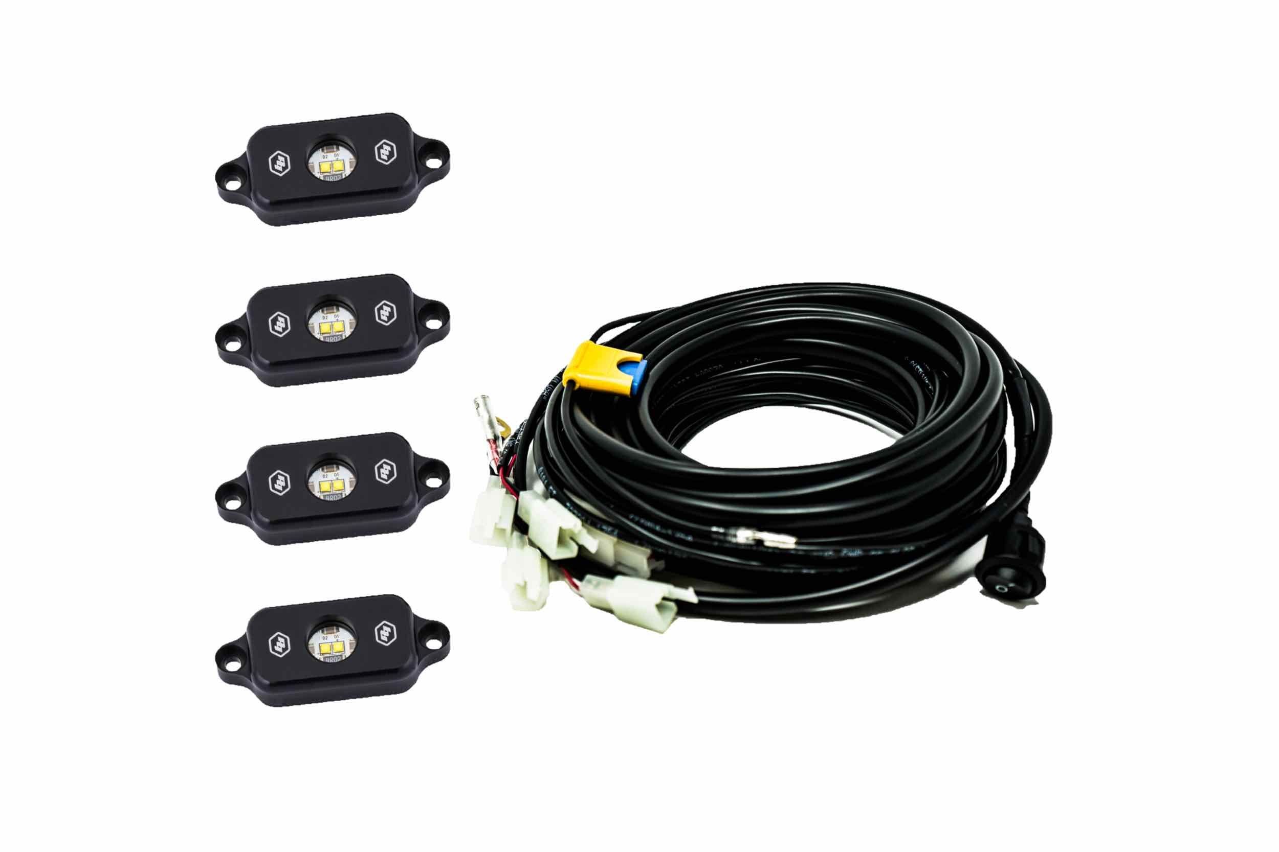 LED Rock Light System: Baja Designs  (4 pcs / Red)