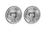 Vision X Halogen Heads: (Set / 7in Round / Chrome)