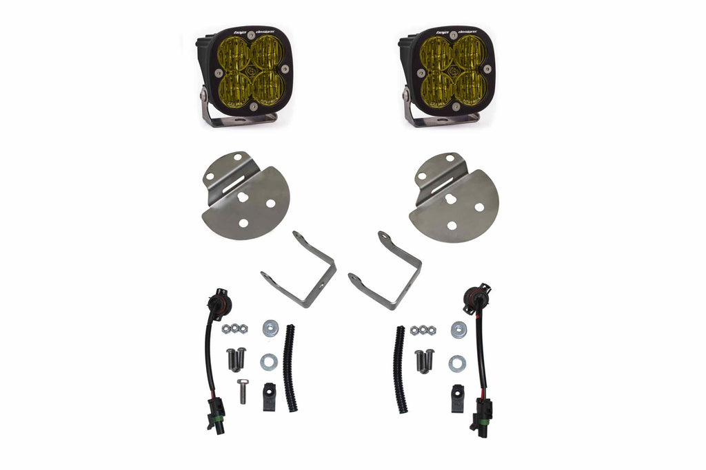 Baja Designs LED Fog Light System: Canyon/Colorado (15-20) (Amber / SAE / Squadron)