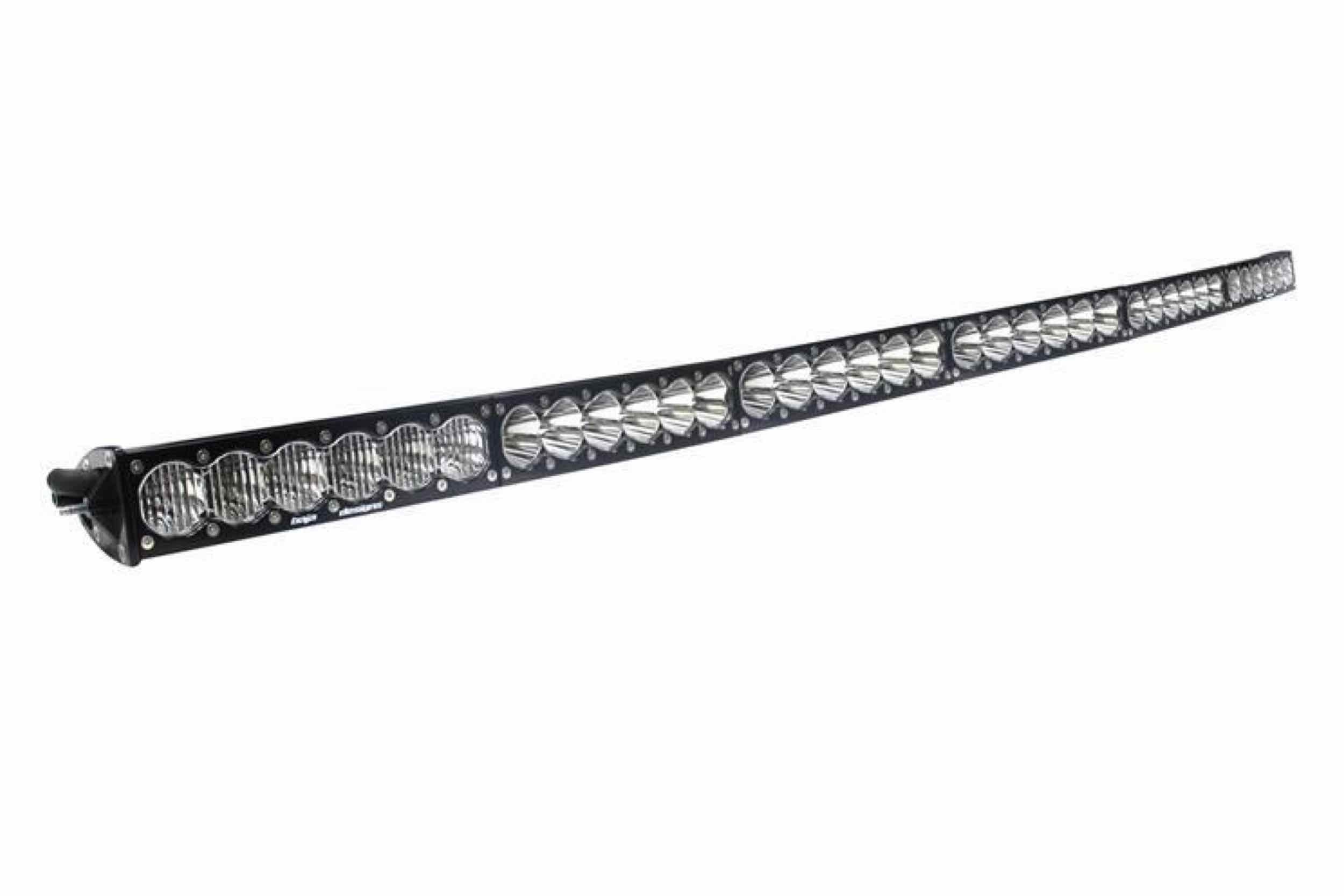 60in OnX6 LED Light Bar: (White / Wide+Driving Combo Beam / Arc Series - Racer Edition)