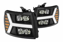 Load image into Gallery viewer, AlphaRex Nova-Series LED Heads: Chevy Silverado 1500 (07-13) - Matte Black (Set)