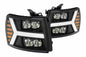 AlphaRex Nova-Series LED Heads: Chevy Silverado 1500 (07-13) - Matte Black (Set)