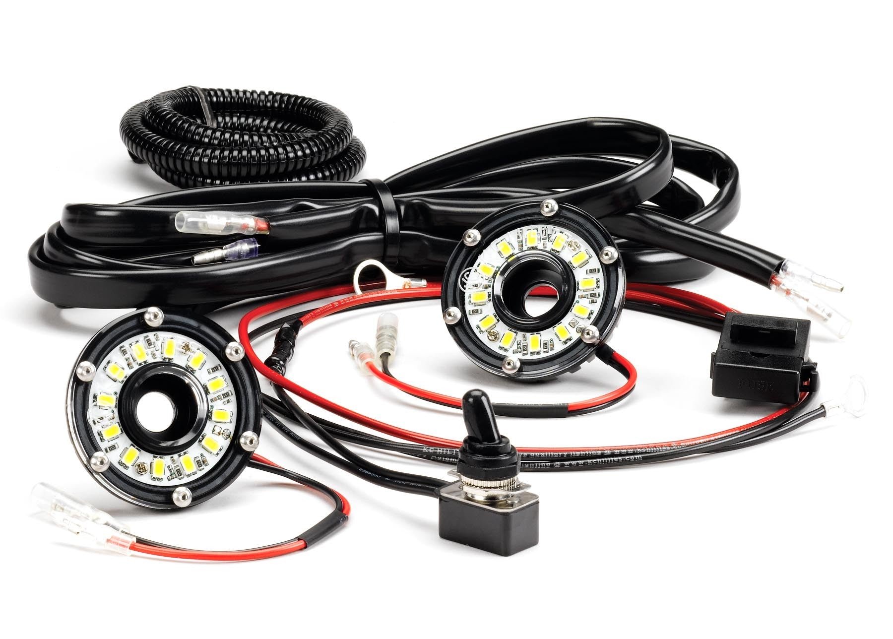 Cyclone Rock Light: Universal Under-Hood Wiring Set (For 2 Lights)
