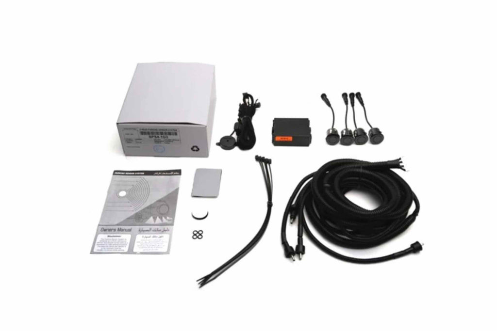 NSV Integration: Universal Back-Up Parking Sensor System (4x Heads / Black)