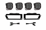 BD LED Fog Kit: Dodge Ram (Horizontal Fogs) (White / Squadron SAE)