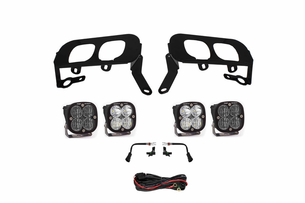 BD LED Fog Kit: Silverado 1500 (14-15) (White W/C & Sport D/C / Squadron SAE)