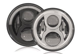 JW Speaker: 8700-EVO2-DB 12/24V DOT Headlamp (Chrome)