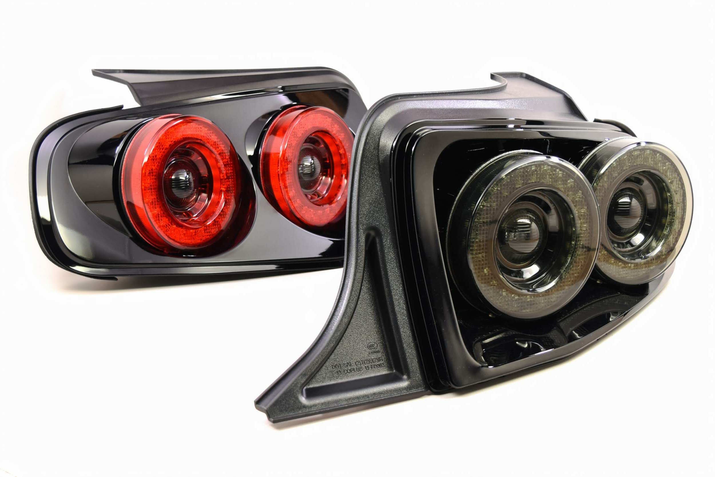 XB LED Tails: Ford Mustang (13-14) (Pair / Smoked)
