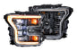 XB LED Heads: Ford F150 (15-17) (Set / Amber DRL / Black) (Gen 2)