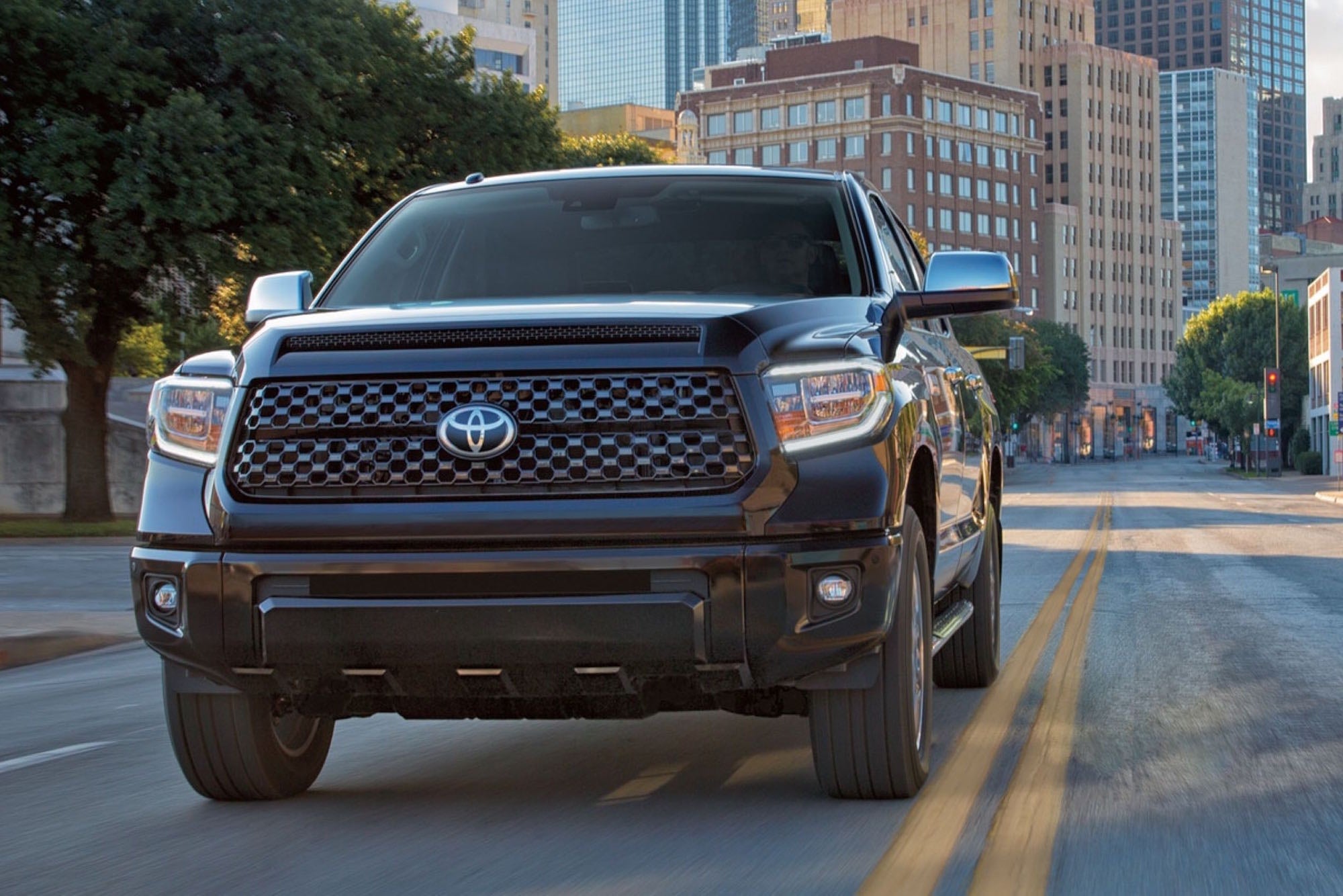 OEM LED Heads: Toyota Tundra (18+) (Black / Left)