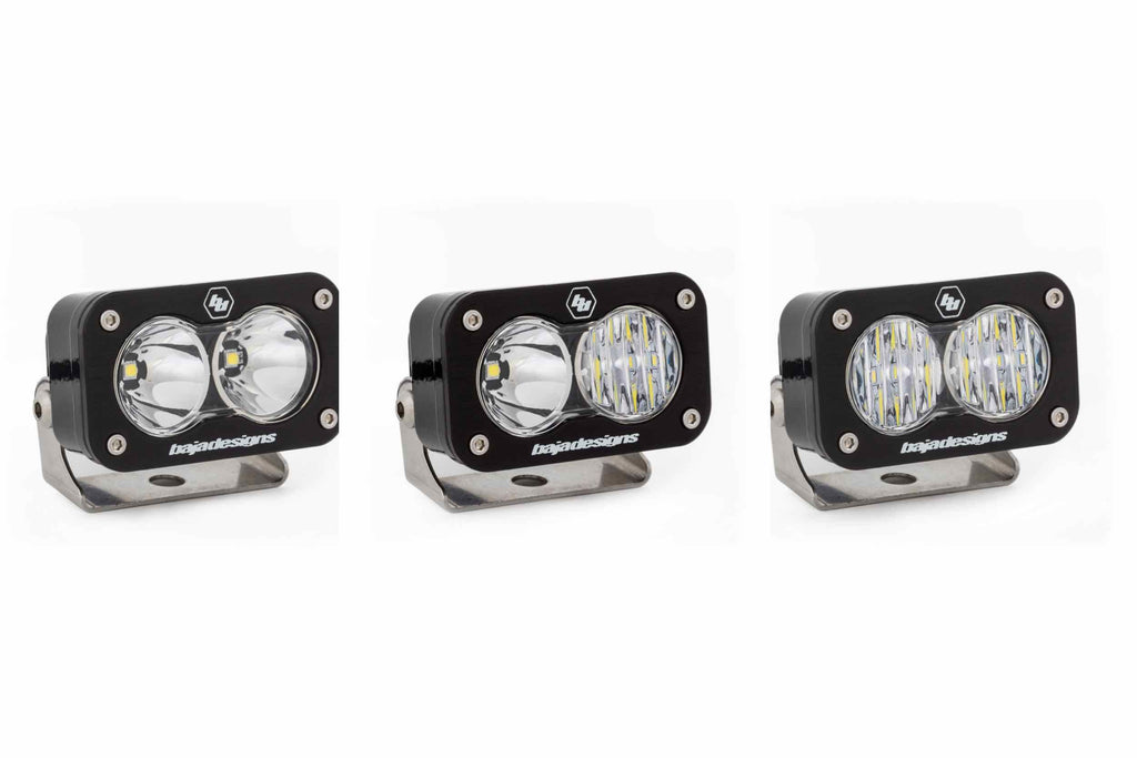 S2 Sport LED Work Light: (Each / Amber / Work-Scene Beam / Flush Mount)