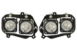 Vision X LED Headlights: Polaris RZR (08-13) (4x XIL-OPRH110 / Brackets / Wiring)