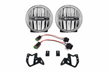 Load image into Gallery viewer, KC Gravity G4 Fogs: Wrangler JL (19+) (Set / White / Steel Bumper)