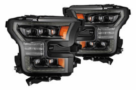 AlphaRex Nova-Series LED Heads: Ford F150 (15-17) - Matte Black (Set)