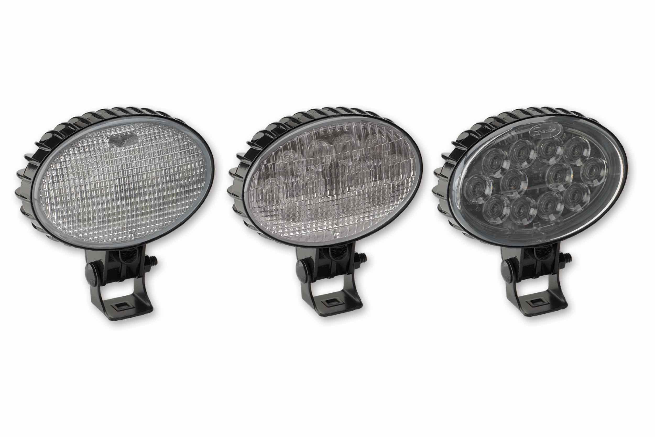 JW Speaker: 735T-12/32V Lamp (BLACK) - Trapezoid Beam w/Harness