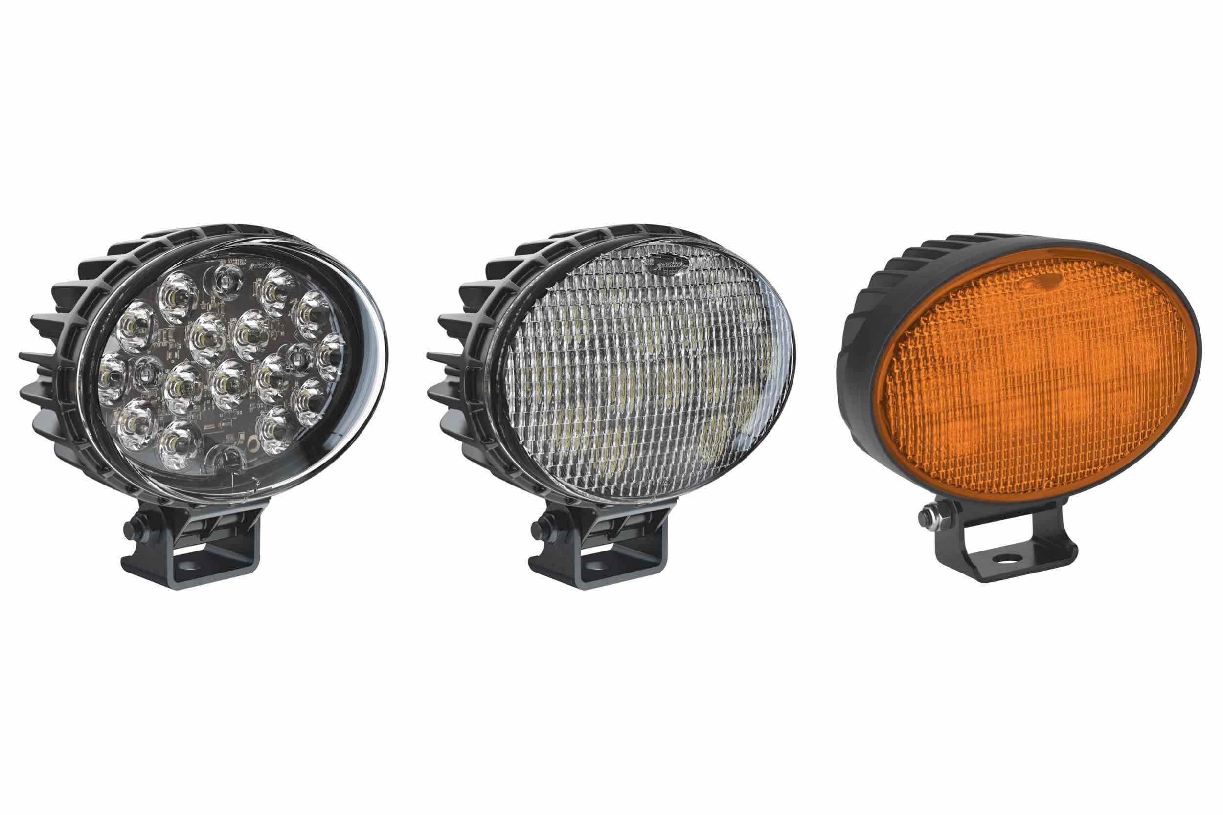 JW Speaker: 7150F-12/24V PC Flood Beam w/12in wires