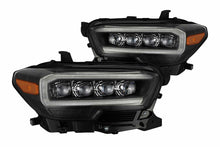 Load image into Gallery viewer, AlphaRex Nova-Series LED Heads:  Toyota Tacoma (16-20)  - Chrome (Set)