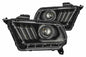AlphaRex Pro-Series Halogen Heads: Ford Mustang (10-14) - Matte Black (Set)