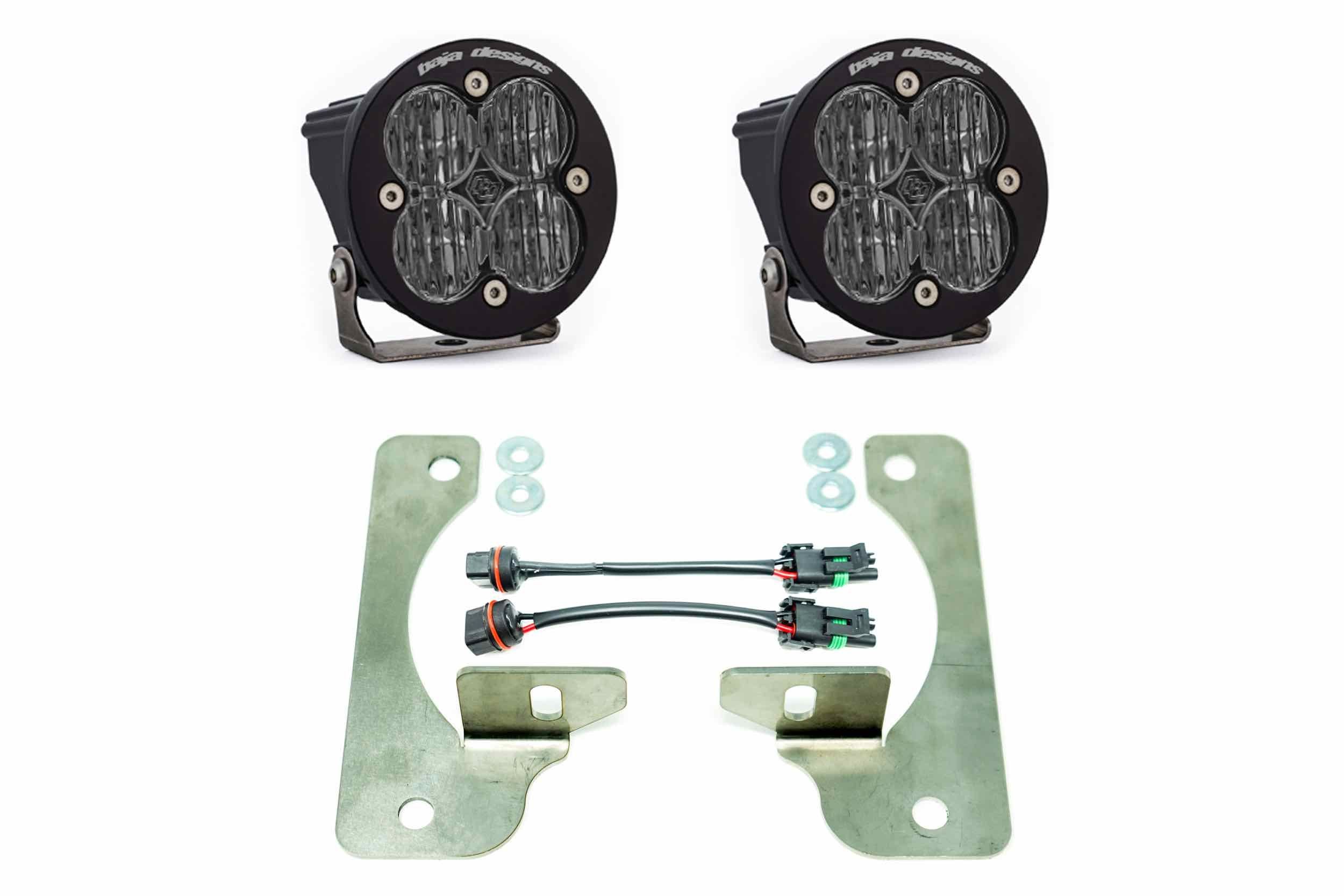 BD LED Fog Kit: Jeep JL Sahara (19+) (White / Squadron Sport)