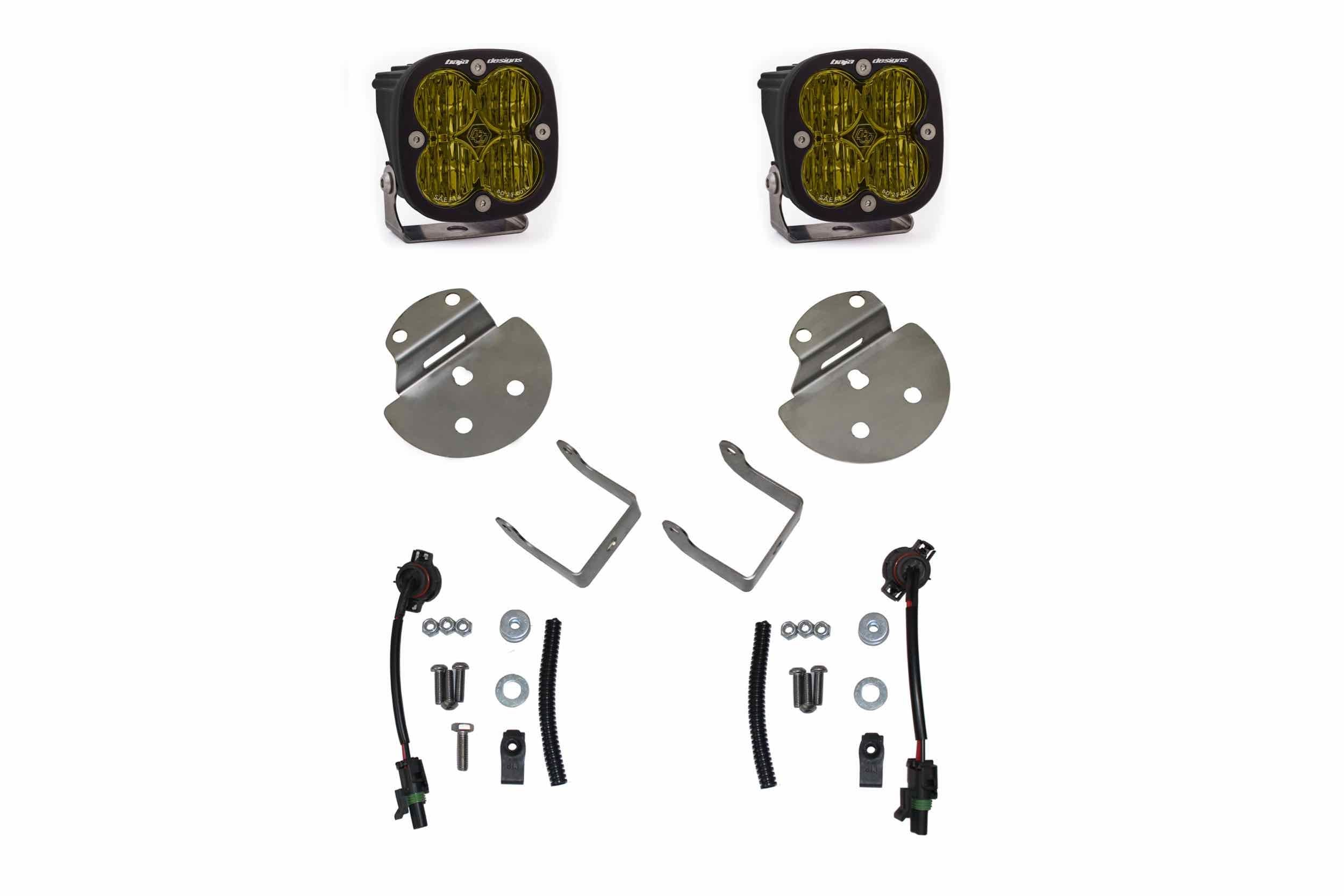 Baja Designs LED Fog Light System: Canyon/Colorado (15-20) (White / Squadron Pro)