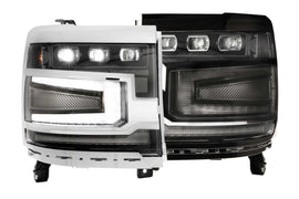 XB LED Heads: Chevrolet Silverado 1500 (16-18) (Set / Black)