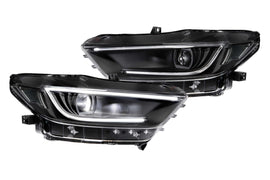 XB LED Heads: Ford Mustang (15-17) (Set / Black)