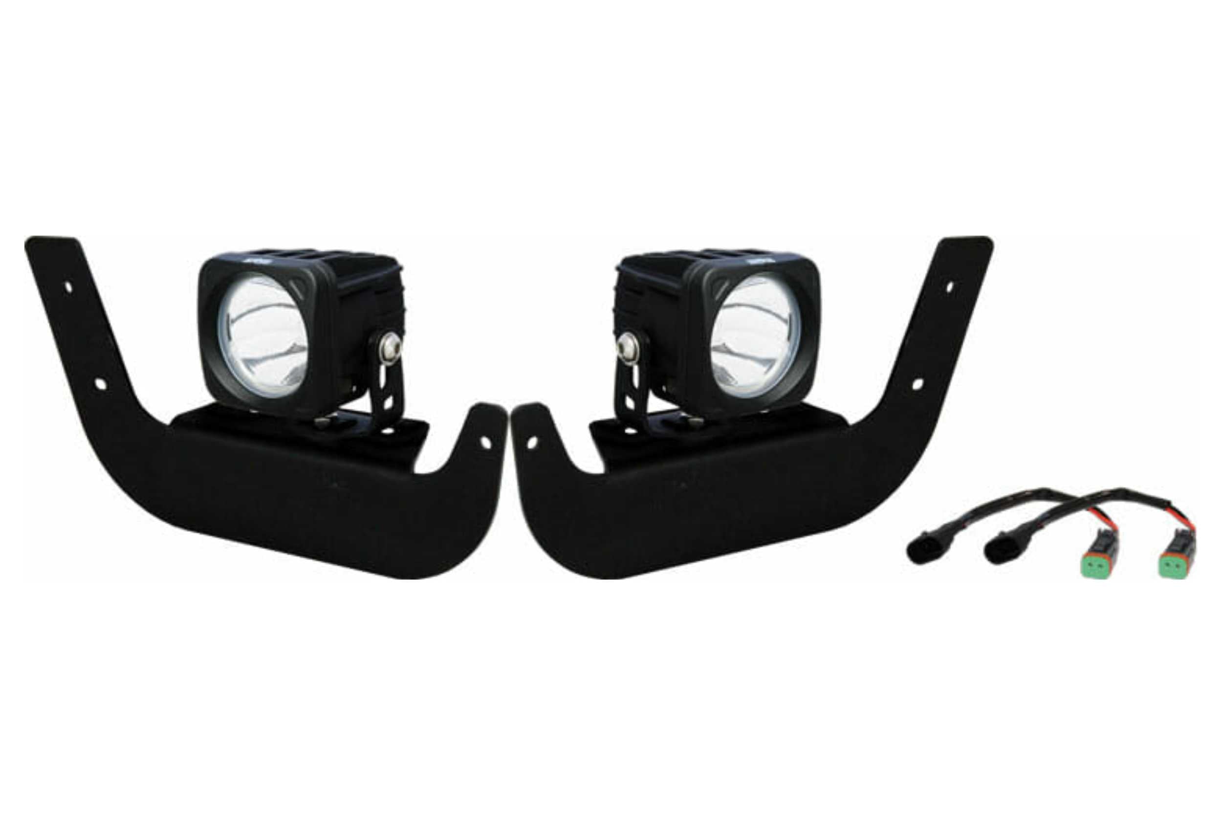 Vision X LED Fog Light System: Dodge Ram Horizontal  (09-18) (2x XIL-OPR110 2x XIL-OPR120 Pods)