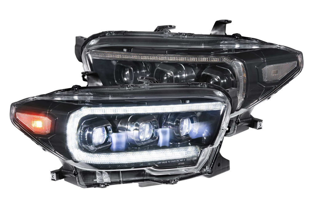 XB LED Heads: Toyota Tacoma (16-20) (Set / Black)