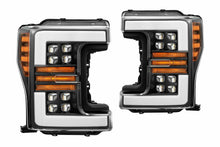 Load image into Gallery viewer, AlphaRex Nova-Series LED Heads:  Ford Super Duty (17-19) - Gloss Black (Set)