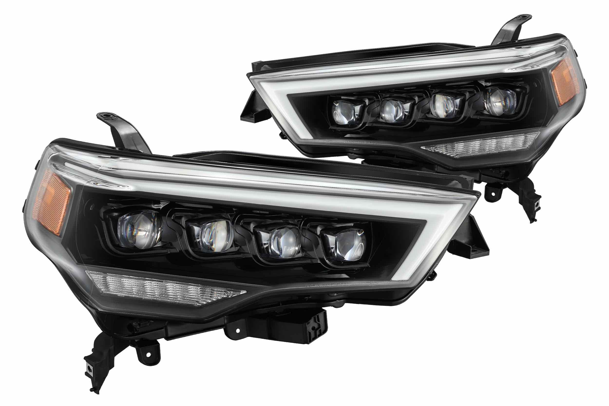 AlphaRex Nova-Series LED Heads: Toyota 4Runner (14-20) - Gloss Black (Set)