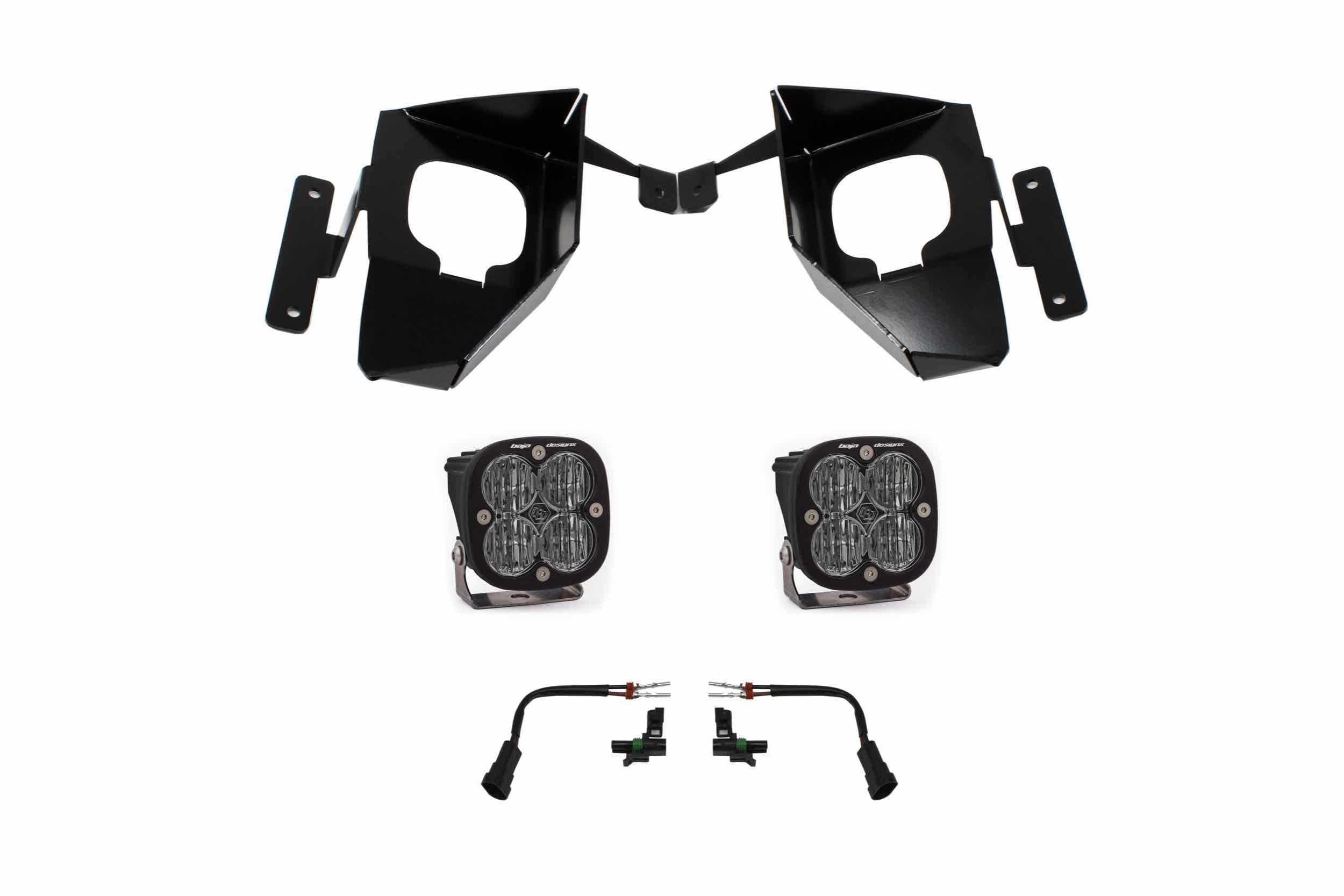 BD LED Fog Kit: Silverado 1500 (16-18) (Amber / Squadron SAE)
