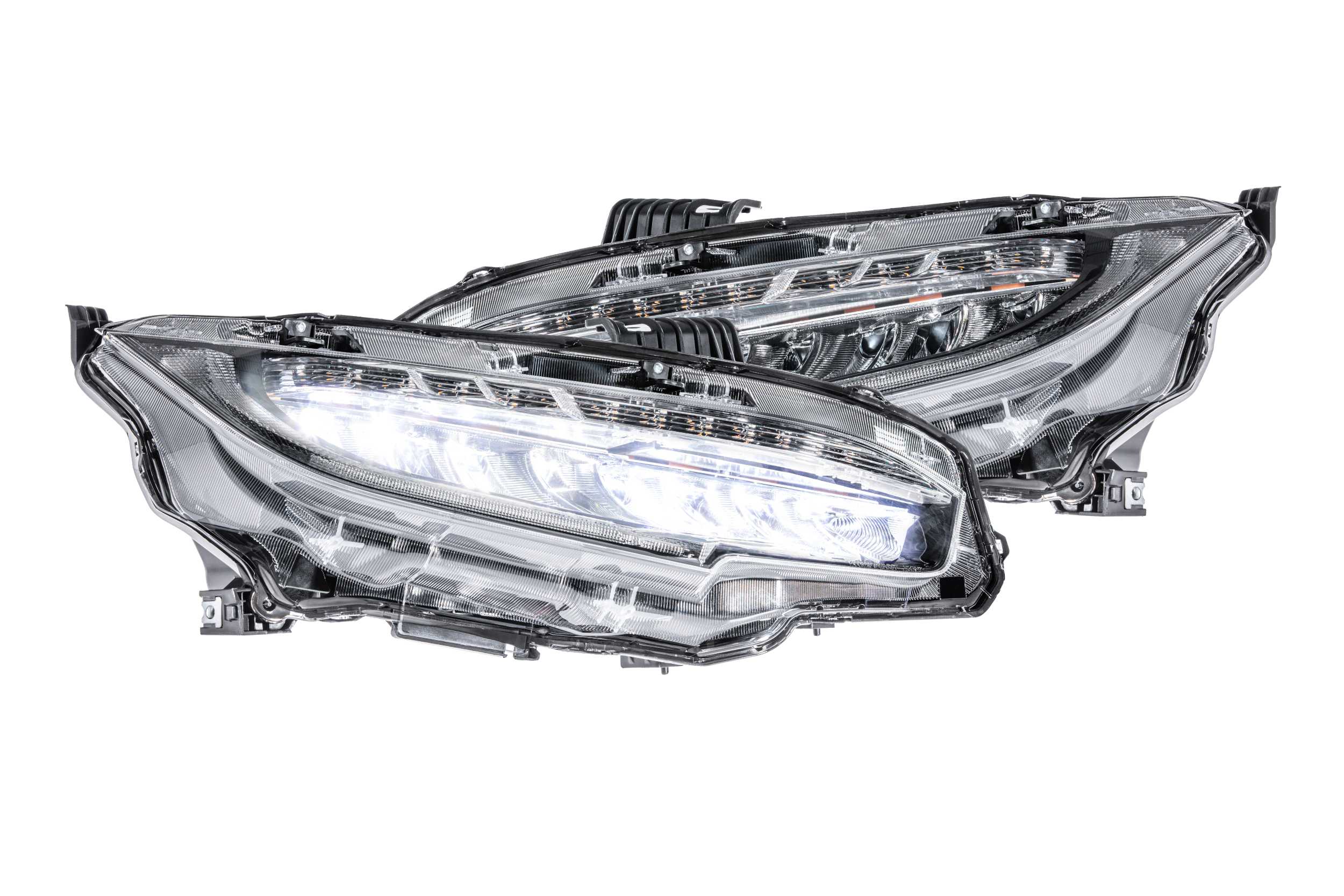 LED Heads: Honda Civic (16-20) (OE Style Reflector Version / Pair)