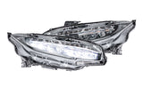 LED Heads: Honda Civic (16-20) (OE Style Reflector Version / Pair)