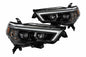 AlphaRex Pro-Series Halogen Heads: Toyota 4Runner (14-20) - Gloss Black (Set)
