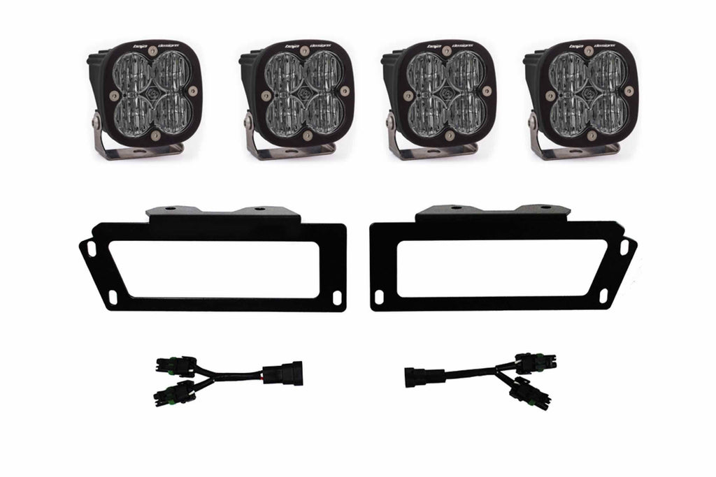 BD LED Fog Kit: Dodge Ram (Horizontal Fogs) (Amber / Squadron SAE)
