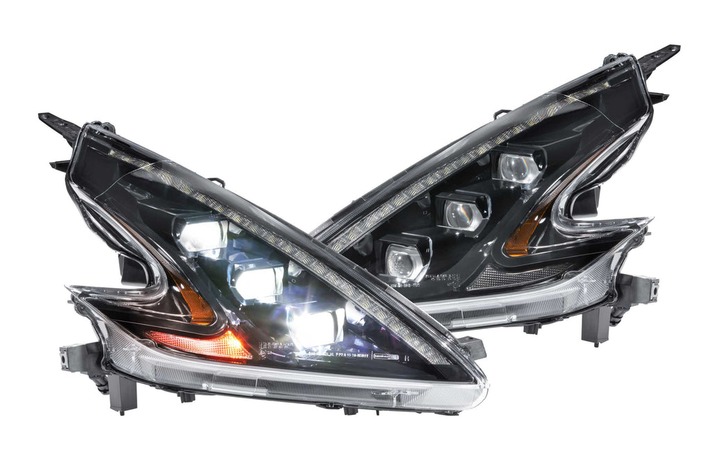 XB LED Heads: Nissan 370Z (09-20) (Set / Black / RHD)