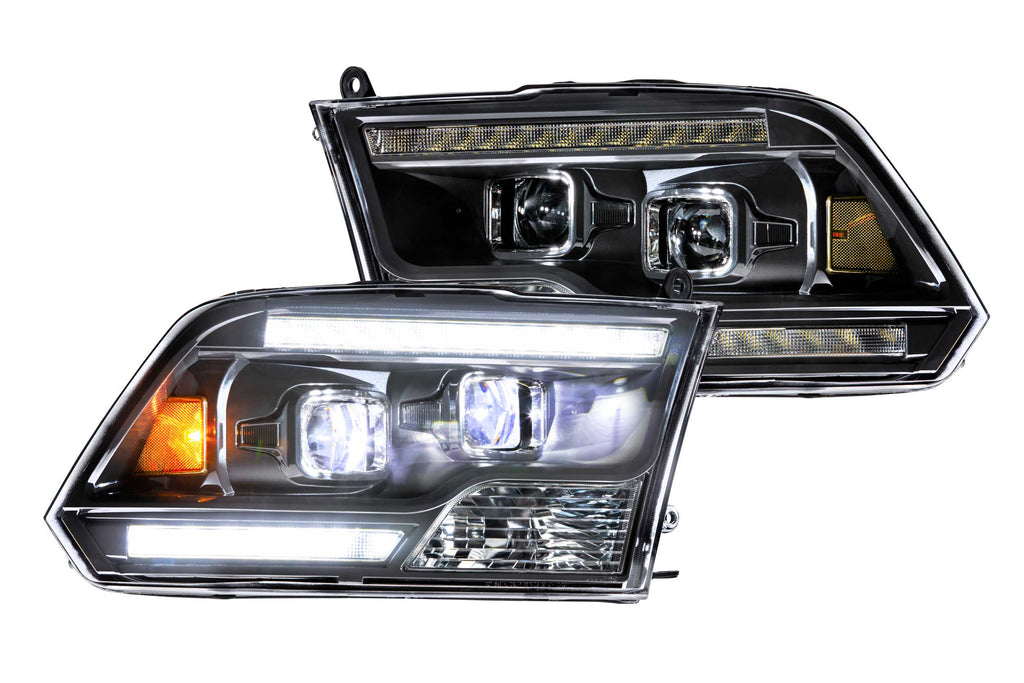 XB Hybrid LED Heads: Dodge Ram (09-18) (Pair / ASM)