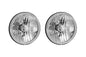 Vision X Halogen Heads: (Set / 5.75in Round / Chrome)