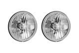 Vision X Halogen Heads: (Set / 5.75in Round / Chrome)