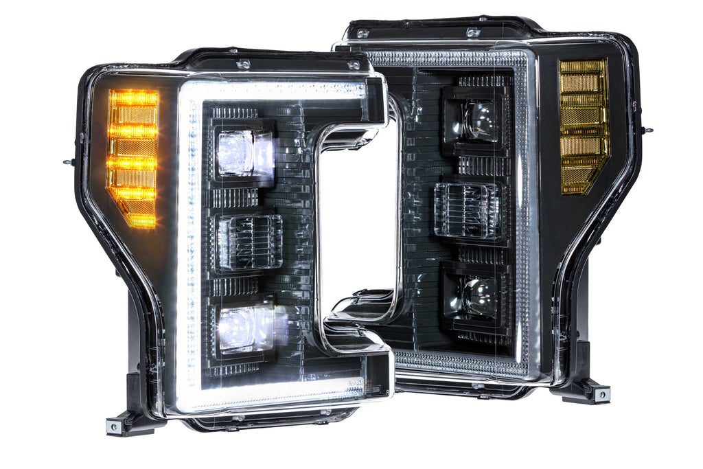 XB Hybrid LED Heads: Ford Super Duty (17-19) (Pair / ASM)